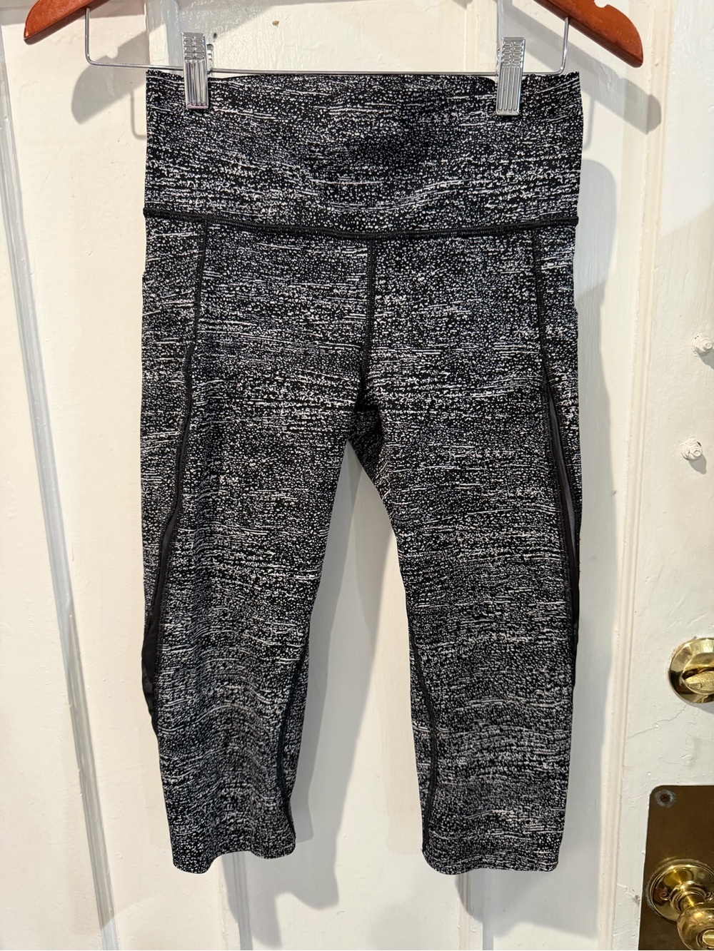 lululemon athletica Black & White Patterned Leggings